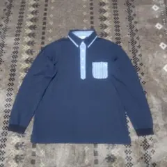 adabat★メンズゴルフウェア★長袖ポロシャツ★48★T112208