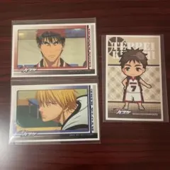 黒子のバスケ：火神・黄瀬・木吉ステッカー3点セット