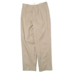 SIZE 32 YAECA チノ タックテーパード KHAKI