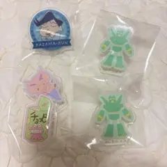 クレヨンしんちゃん　アクリルクリップ　ぶりぶりざえもん　カンタムロボ　風間くん