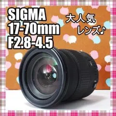 ✨Canon用✨大人気標準レンズ✨SIGMA 17-70mm F2.8-4.5のサムネイル
