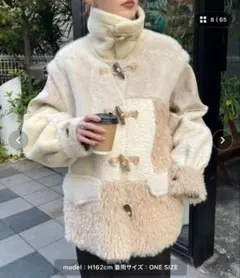 【etsinta/エシンタ】2WAYスタンドファーダッフルコート