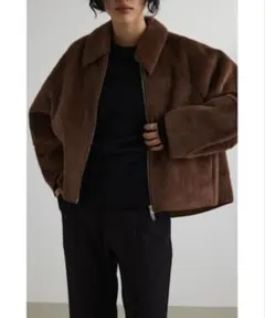 スタイルミキサーSTYLEMIXERボンディングファーブルゾン