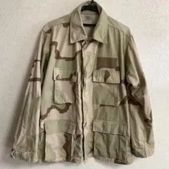 アメリカ軍 デザートカモ BDUジャケット ノンリップ生地 M-S 希少サイズのサムネイル