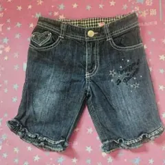 mezzopiano デニムハーフパンツ 140 ベリエ 平成レトロ メゾピアノ 