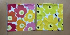 marimekko UNIKKOクッションカバー2枚セット花柄マルチ&グリーン系のサムネイル