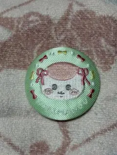 ちいかわ 刺繍 缶バッジ2 くりまんじゅう