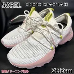 SOREL キネティック インパクトレース 厚底 ピンク 23.5のサムネイル