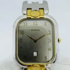 ✨RADO✨ラドー✨コンビ✨デイト✨グレー文字盤✨ヴィンテージ✨腕時計✨