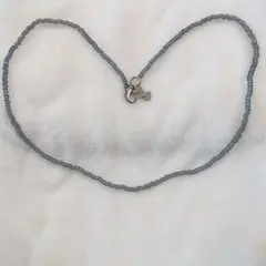 AGATHA ビーズネックレス 青色系