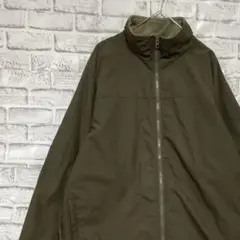 コロンビア　ナイロンジャケット中綿ブラウンL ロゴ刺繍アウトドア1216