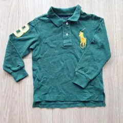 Polo by Ralph Lauren 長袖　ポロシャツ 3T　グリーン　緑