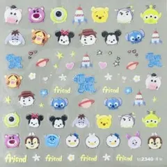 #2340 極薄ネイルシール ステッカー ディズニー ツムツム 新品