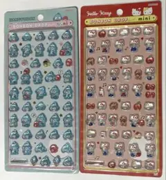 サンリオ　ボンボンドロップシール　ミニ キティ(赤) ハンギョドン