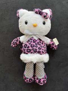 希少レトロ　ハローキティ　超レア　タグ付き　ヒョウ（足長/脚長）バージョン