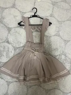 LIZLISAサスペンダー付きティアードスカパン