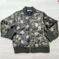 GLOBAL WORK フラワー柄ジャケット M