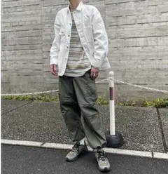 Nigel Cabourn モーターサイクルシャツ-オゾンブリーチチェック 46