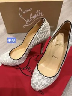 美品Christian Louboutin パンプス ホワイト系