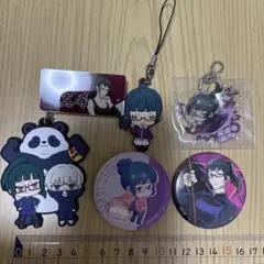 呪術廻戦善院真希 アクリルキーホルダー バッジ 6点セット