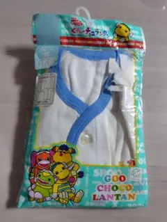 【未使用】シャツ肌着 80 ホワイト/ブルー