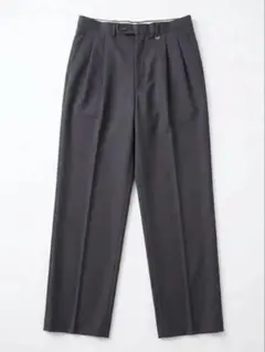 80sVALENTINO UOMO 2タック ワイドスラックス パンツ