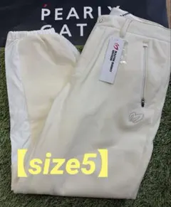 新品訳アリ品 5 パーリーゲイツ ムーブフィットパンツ 定価27500