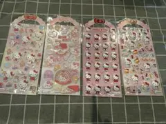 ハローキティ　ぷくぷくシール　サンリオ　4枚セット　大人気