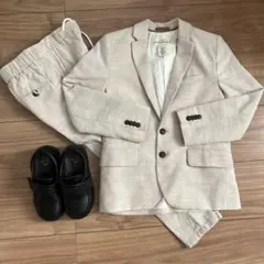 H&M フォーマル3点セット　ベージュ 120