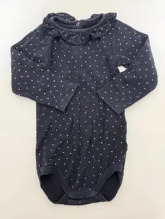 PETIT BATEAU ネイビー ロンパース 12m プチバトー 74cm