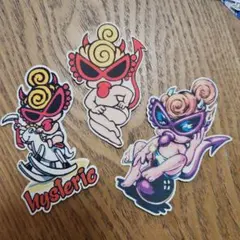 ヒステリックミニ　アイロン転写シール3枚
