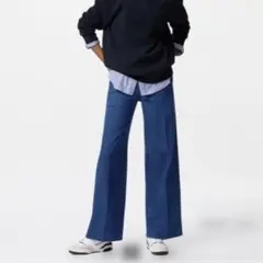 ワイドトラウザー ジーンズ 67 BLUE WOMEN S