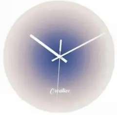 北欧風 グラデーション 壁掛け時計 静音12インチ 新品未使用