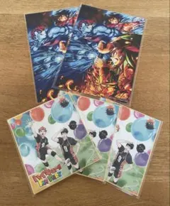 鬼滅の刃　劇場版特典２点　 ハイキュー　ファンパーク来場記念品３点 新品未開封