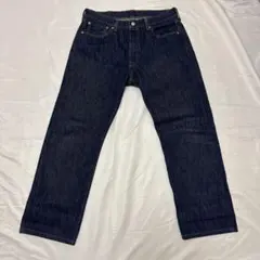リーバイスw34 LEVI'S PREMIUM セルビッチ BIGE 濃青501 - メルカリ
