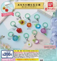 【フルコン①：全８種】あなたに贈る花言葉 めじるしアクセサリー　ガチャ