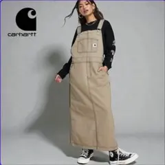 Carharttワーク・イン・プログレス ブラウン デニム ミディドレスMのサムネイル