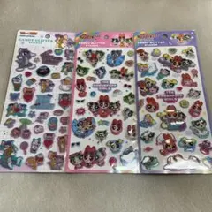 ［正規品］キャンディグリッターステッカー 3枚セット