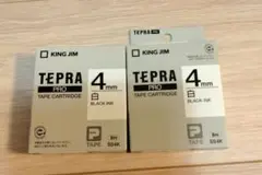 KING JIM TEPRA PRO 4mm テープカートリッジ　セット