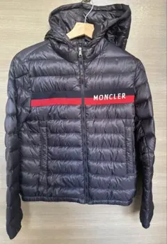 MONCLER フード付きダウンジャケット ネイビー　14A
