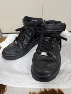 Nike Air Force 1 ブラック ハイカット24cm