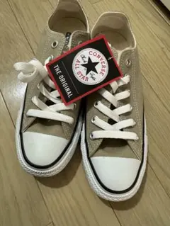 CONVERSE 23.5ベージュOX カラーズ オールスター キャンバス