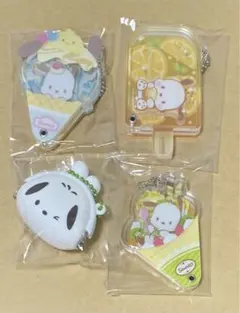 ポチャッコ　カスタムアクリルチャーム　ミニがま口ポーチ　まとめ売り