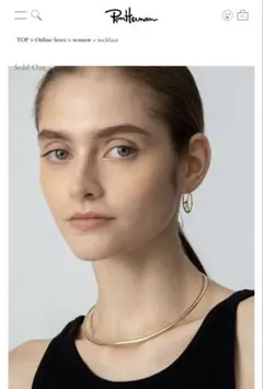 RH jewelry Ron Herman ネックカフ 14K ゴールドフィルドのサムネイル