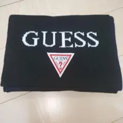 GUESS ニットマフラー 黒