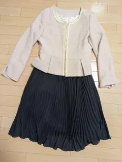 入学式、卒業式　セレモニー　レディースセットアップ2点セット