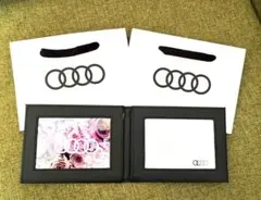 Audi フォトフレーム ショップバッグセット