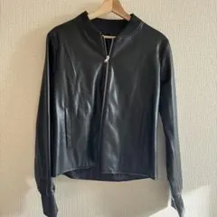 workmanワークマン　レディース　ライダー　ジャケット　フェイクレザー　L