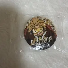 僕のヒーローアカデミア ヒロアカ ホークス 缶バッチ　くら寿司 ビッくらポン