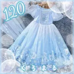 プリンセス 水色ドレス3点セット 120新品未使用 衣裳 発表会 結婚式 ベール